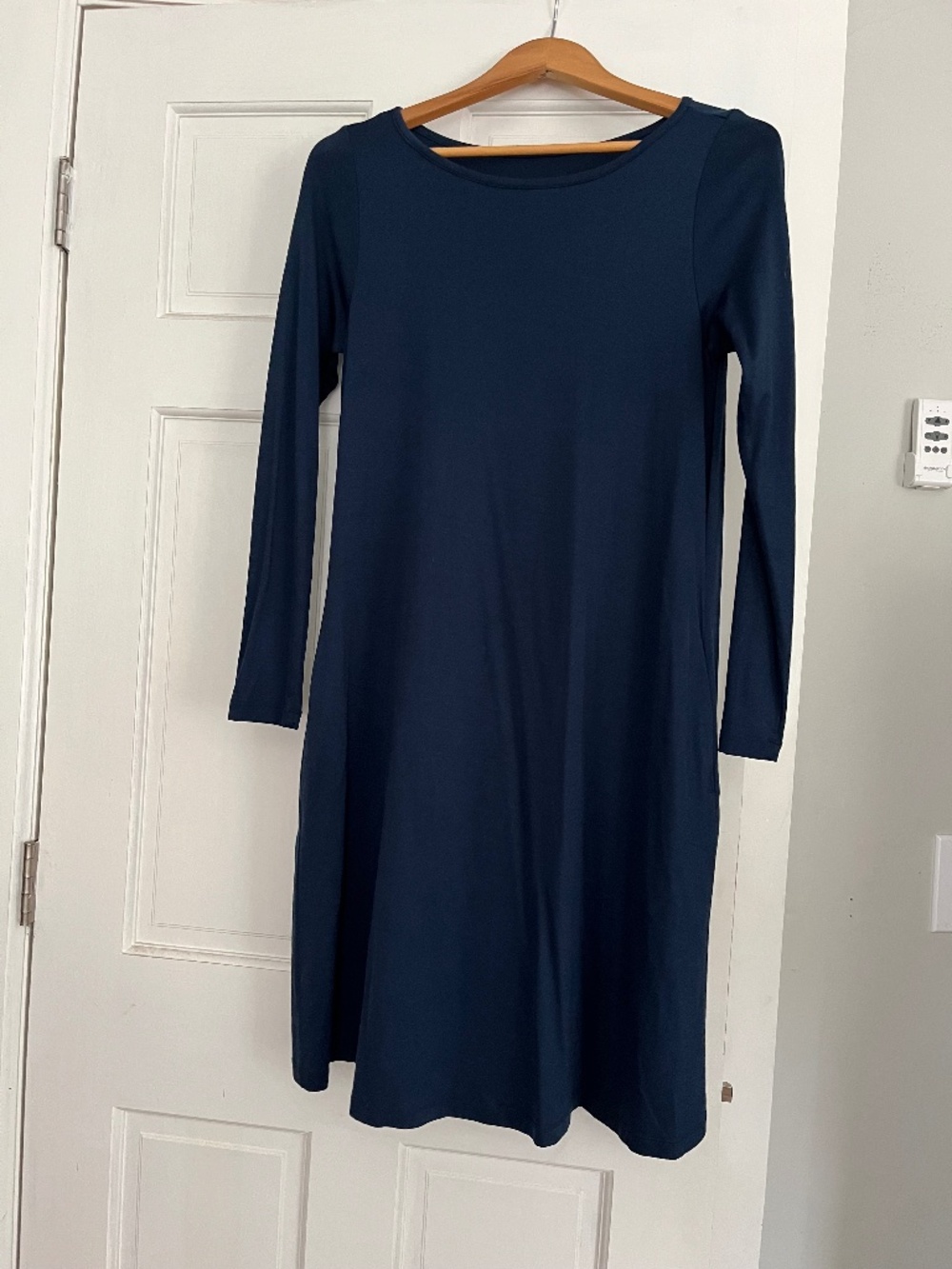 Wool& Rowena dress, size S-Long, navy blue